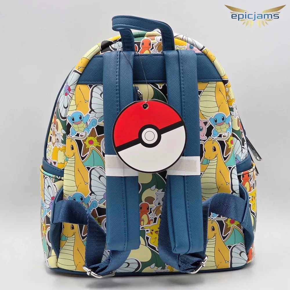 Loungefly Pokemon Sticker Collage Mini Backpack